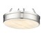 Z-Lite Anders Chandelier, 3-Light, 22 In.W x 4 In.H, Polished Nickel/marbling 1944P22-PN-LED - alternate 2
